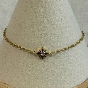 Kate Spade Gold Star Crystal Dainty Bracelet